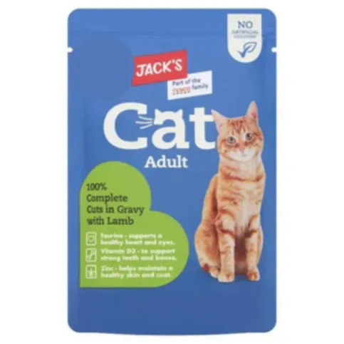 Jack's Cat Cuts Lamb 100g