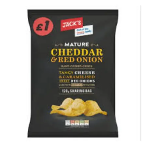 Jacks Cheese & Onion Crisps