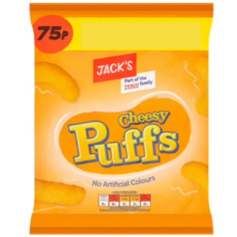 Jack's Cheesy Puffs 60g
