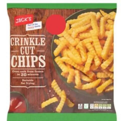 Jack's Crinkle Cut Chips 750g