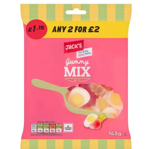 Jack's Gummy Mix 145g