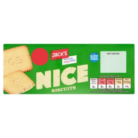 Jack's Nice Biscuits 100g