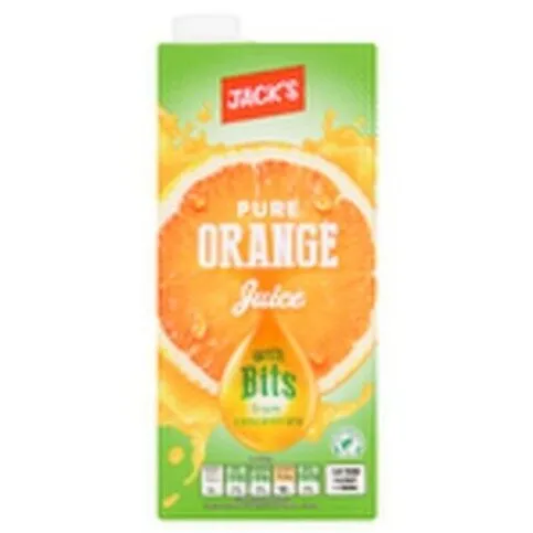 Jack's Orange Juice with Bits 1L
