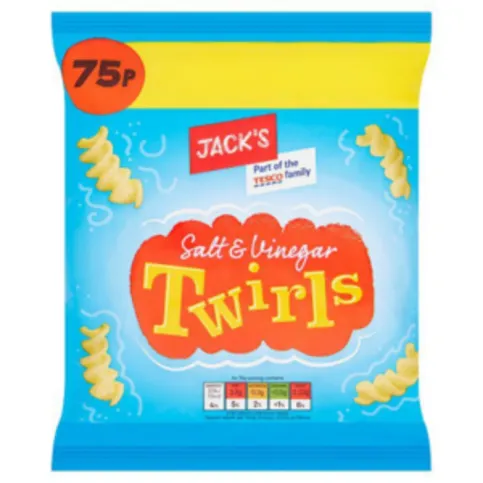 Jack's Salt & Vinegar Twirls 45g