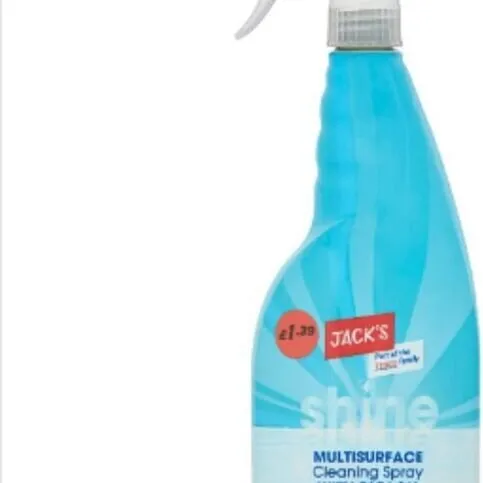 Jack's Shine Multisurface Cleaning Spray with Bleach 750ml