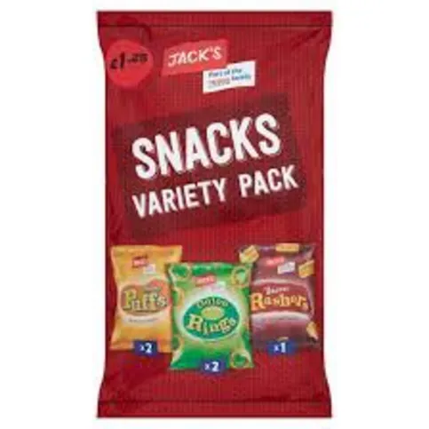Jack's Variety Snacks 6 x 20g