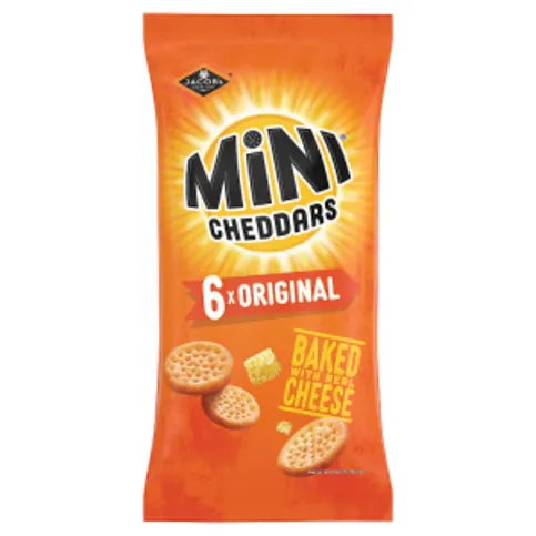 Jacob's Mini Cheddars 6 Original 138g