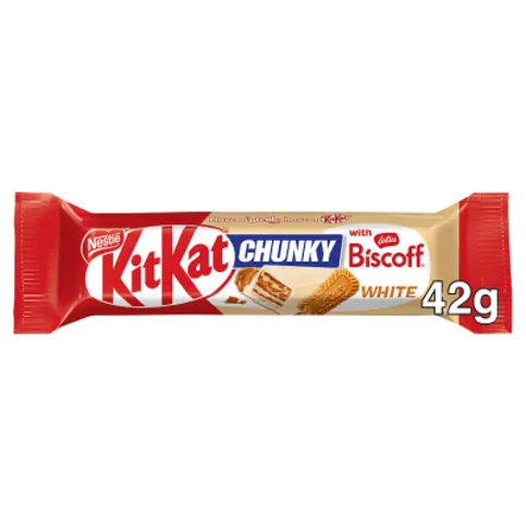 KitKat Chunky with Lotus Biscoff White 42g