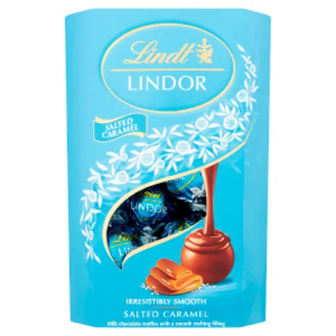 Lindt Lindor Salted Caramel Truffles Box 200g