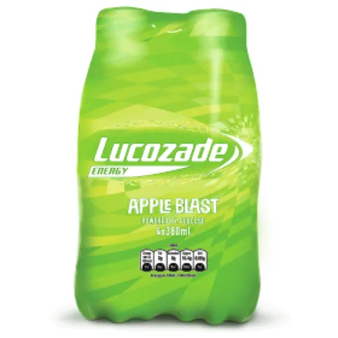 Lucozade Energy Apple Blast 4 x 380ml