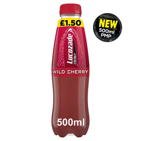 Lucozade Energy Drink Cherry 500ml