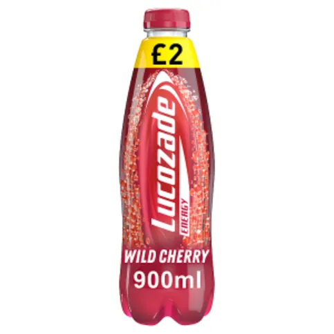 Lucozade Energy Drink Wild Cherry 900ml