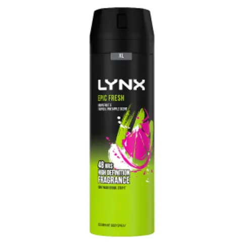 Lynx Grapefruit & Tropical Pineapple Scent Body Spray For Men 200ml