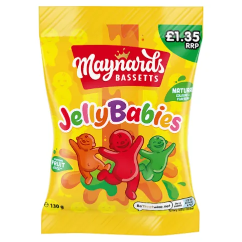 Maynards Bassetts Jelly Babies 130g
