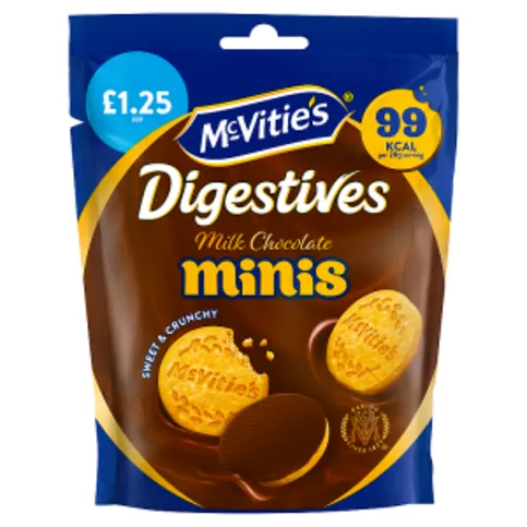 McVitie's Digestives Milk Chocolate Minis 80g