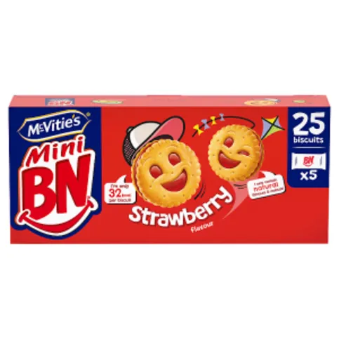 McVitie's Mini BN Strawberry Flavour 175g