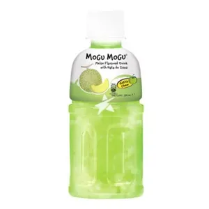 Mogu Mogu Melon Flavored Drink with Nata De Coco 320ml