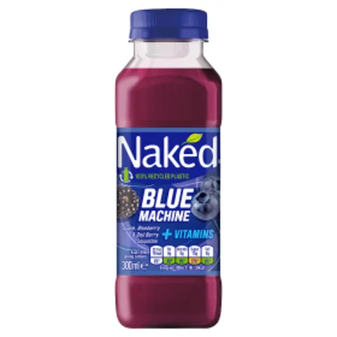Naked Blue Machine Super Smoothie Blueberry, Goji Berry & Blackcurrant 300ml