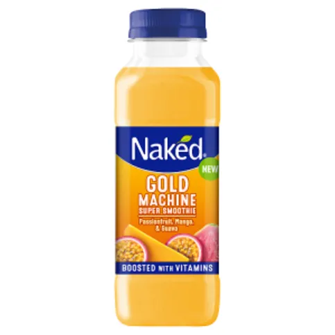 Naked Gold Machine Passionfruit, Mango, Apple & Guava Super Smoothie 300ml