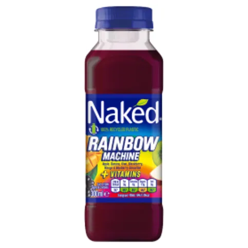 Naked Rainbow Machine Mango, Kiwi, Apple & Blackberry Super Smoothie 300ml