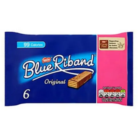 Blue Riband Milk Chocolate Wafer Bars 6 x 18g
