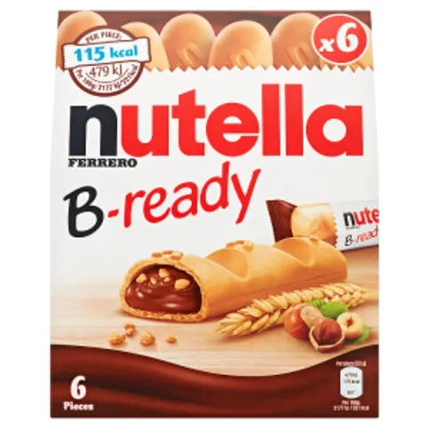 Nutella B-Ready 132g - 6 Bars x 22g