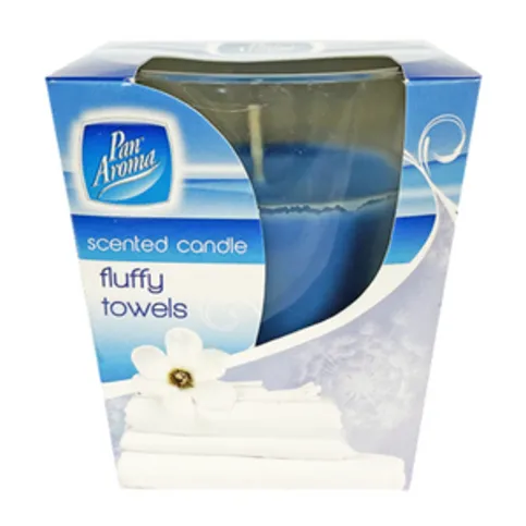 Pan Aroma Clear Glass Candle Fluffy