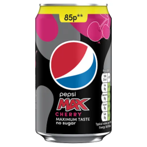 Pepsi Max Cherry No Sugar 330ml