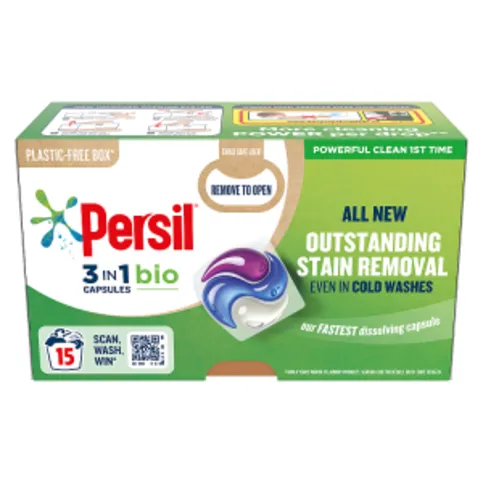 Persil 3 in 1 Washing Capsules Bio 15 Washes