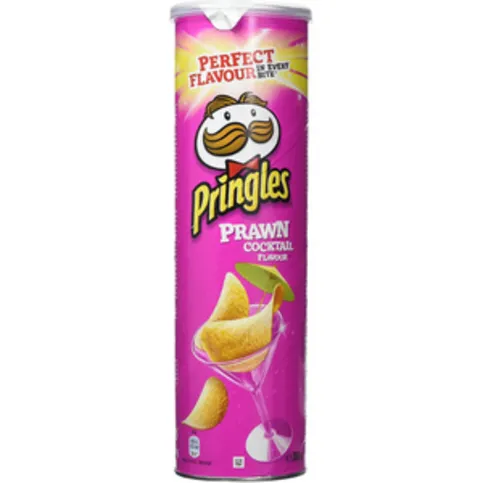 Pringles Prawn Cocktail Flavour Crisps Can 165g