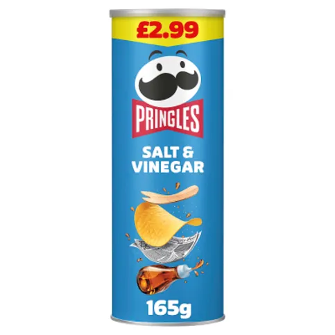 Pringles Salt & Vinegar 165g