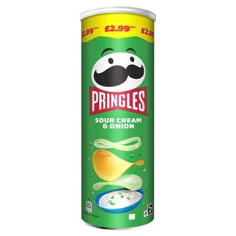 Pringles Sour Cream & Onion 165g