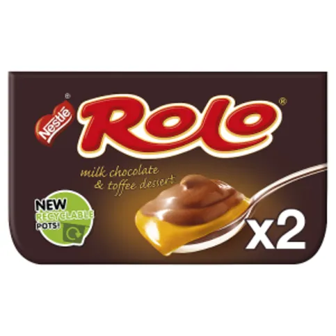 Rolo Milk Chocolate & Toffee Crème Dessert 2x65g