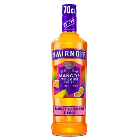 Smirnoff Mango & Passionfruit Twist Vodka Based Flavoured Spirit Drink 35% 70cl