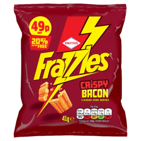 Smiths Frazzles Bacon Crisps 41g