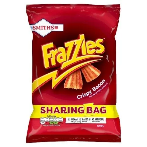 Smiths Frazzles Crispy Bacon Sharing Bag 120g