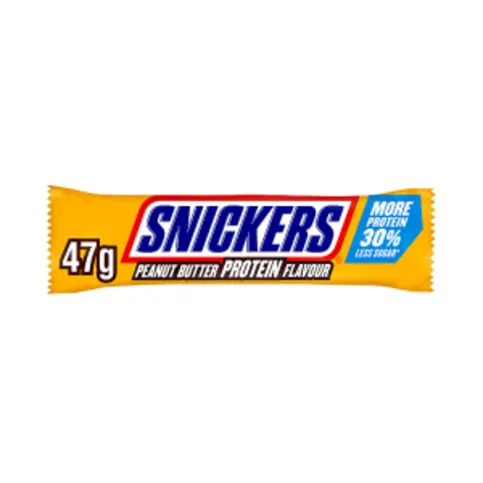 Snickers Protein Peanut Butter & Caramel Chocolate Bar 47g