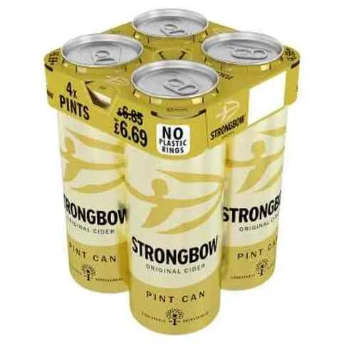 STRONGBOW 4 PK PINT PMP 6.69 - 4.6%