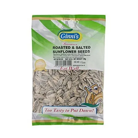 Ginni's Roasted & Salted Sunflower Seeds - 120g