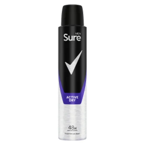 Sure Men Anti-Perspirant Aerosol Active Dry 200ml