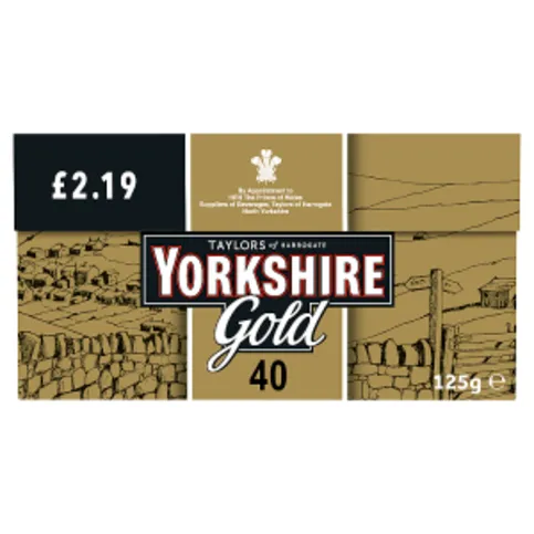 Taylors Of Harrogate Yorkshire Gold 40 Tea Bags