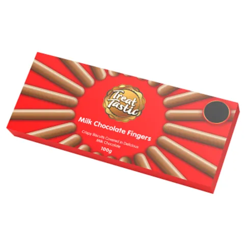 Treat Tastic Milk Chocolate Fingers 100g