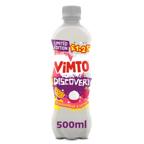 Vimto Discovery Passionfruit & Lychee 500ml