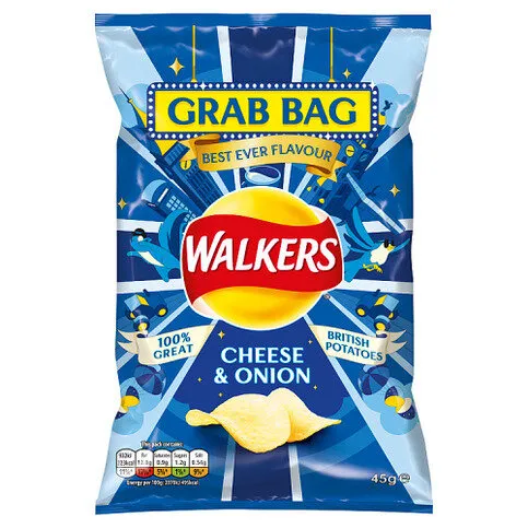 Walkers Cheese & Onion 45g