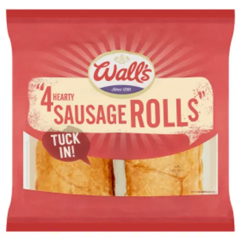 Wall's 4 Hearty Sausage Rolls 220g
