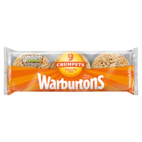 Warburtons 9 Crumpets