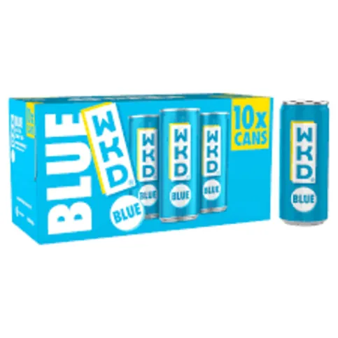 WKD Blue 10pk Cans 10 x 25