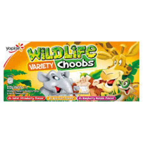Yoplait Wildlife Choobs 1 x 37g 6 Pack