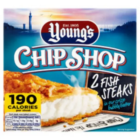 Youngs 2 Fish Steaks 200g