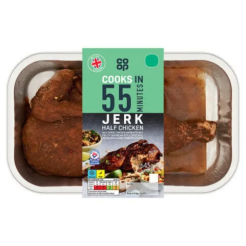 Co-op Jerk Half Chicken 645g